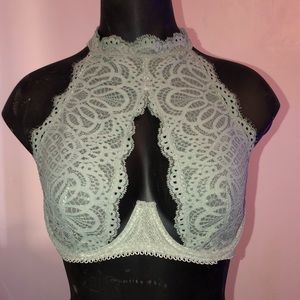 Victorias Secret High Neck Lace Bralette